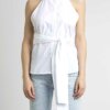 XACUS-TOP DONNA IN COTONE-XA15112LUCE BIANCO