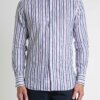 XACUS-CAMICIA TAYLOR RIGHE-XA41240748 BLU