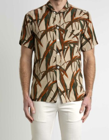 XACUS-CAMICIA MM LEGACY VISCOSA-XA41536440 ECRU