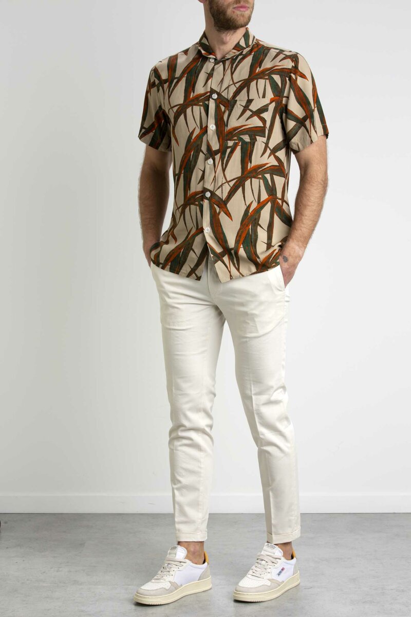 XACUS-CAMICIA MM LEGACY VISCOSA-XA41536440 ECRU