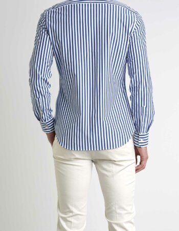XACUS-CAMICIA TAYLOR RIGA-XA41613ACT520 BLU