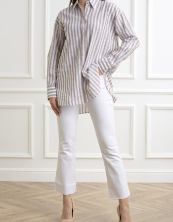 XACUS-CAMICIA LINO TESSA RIGA-XA65227TESSA6139 SAND