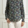 XACUS-CAMICIA COT. FANTASIA-XA65573PINA1103 BLU