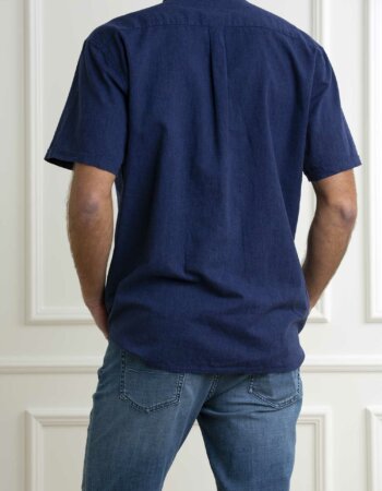 BARBOUR-CAMICIA NELSON S/S-BBMSH5093MSH INDIGO