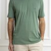 CP COMPANY-JERSEY LOGO T-SHIRT-CPMTS068A005100W GREEN