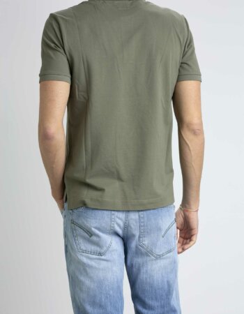 CP COMPANY-POLO STRETCH PIQUET STRIPED-CPPL098A005263W BRONZE