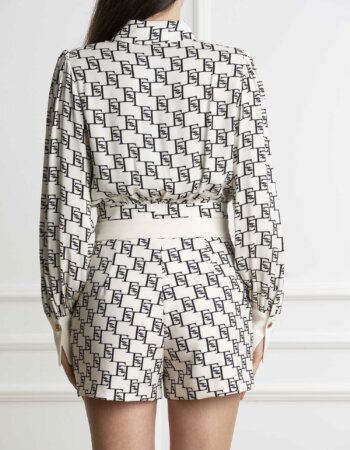 ELISABETTA FRANCHI-CAMICIA-EFCAS2541E2 BURRO