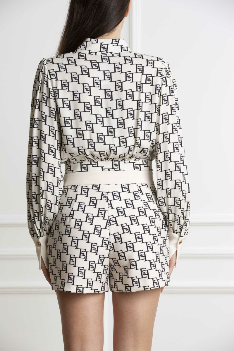 ELISABETTA FRANCHI-CAMICIA-EFCAS2541E2 BURRO