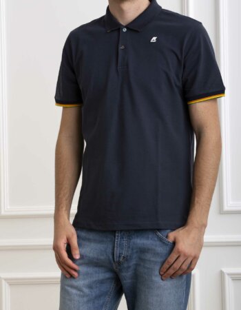K-WAY-POLO VINCENT-KWK7121IWP4 BLUE