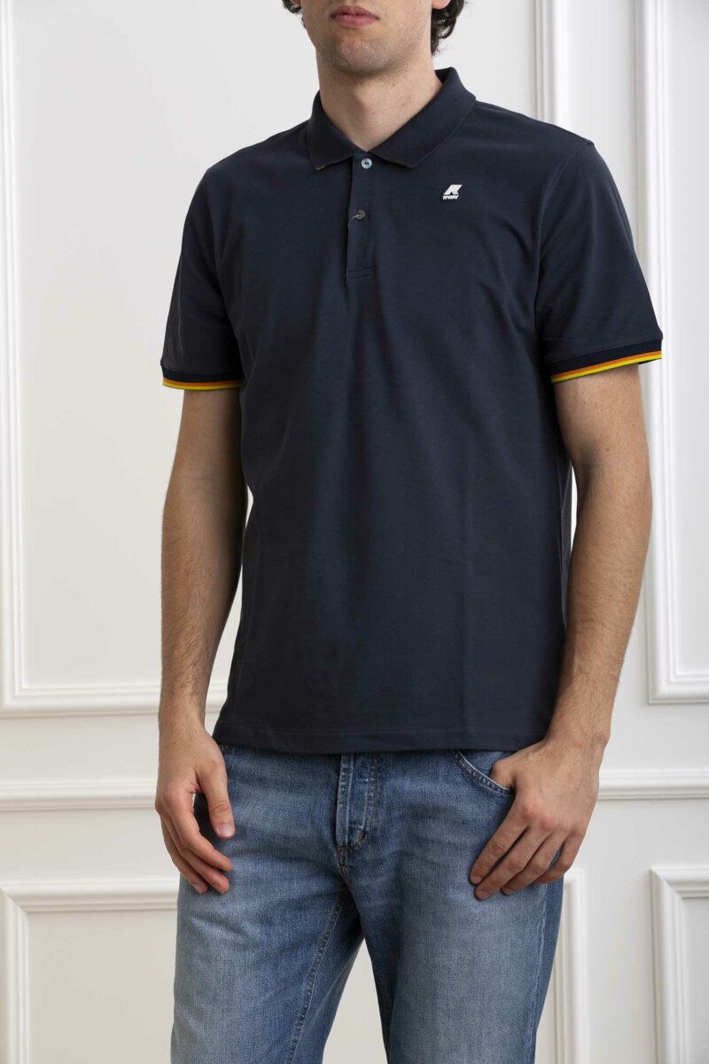 K-WAY-POLO VINCENT-KWK7121IWP4 BLUE