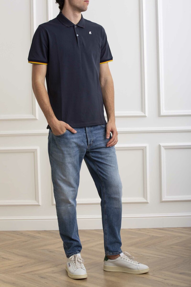 K-WAY-POLO VINCENT-KWK7121IWP4 BLUE