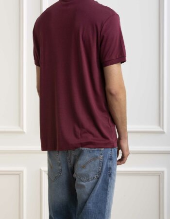 LACOSTE-POLO JERSY MM-LCDH2050P4 BORDO