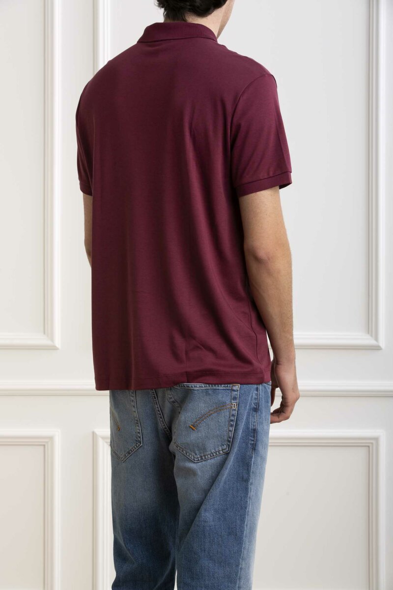 LACOSTE-POLO JERSY MM-LCDH2050P4 BORDO