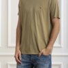 LACOSTE-T-SHIRT GIRO PIMA-LCTH6709P4 KAKI