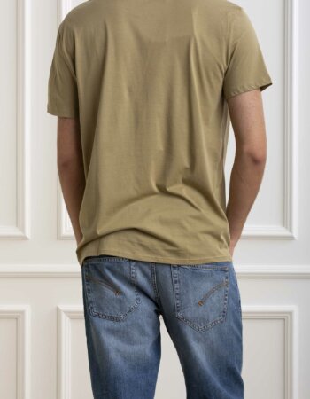 LACOSTE-T-SHIRT GIRO PIMA-LCTH6709P4 KAKI