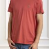 LACOSTE-T-SHIRT GIRO PIMA-LCTH6709P4 ROSSO