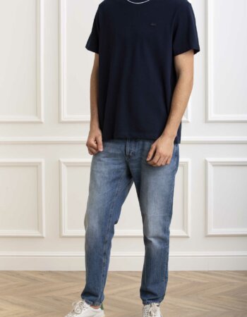 LACOSTE-T-SHIRT UOMO STRETCH-LCTH8174 BLU
