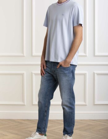 LACOSTE-T-SHIRT UOMO STRETCH-LCTH8174 LILLA