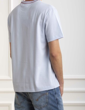 LACOSTE-T-SHIRT UOMO STRETCH-LCTH8174 LILLA