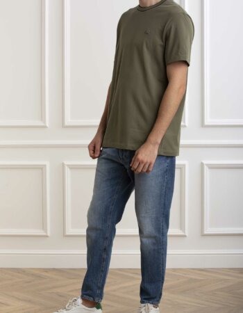 LACOSTE-T-SHIRT UOMO STRETCH-LCTH8174 VERDE