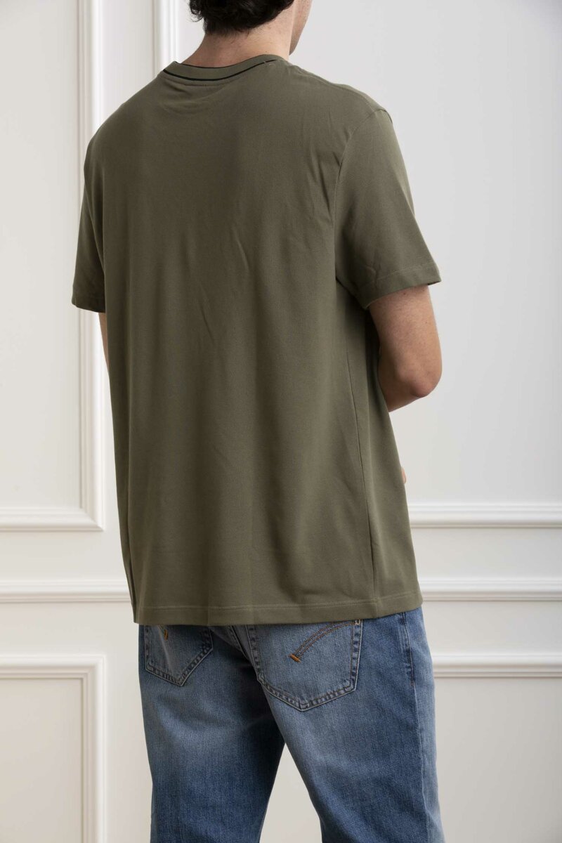 LACOSTE-T-SHIRT UOMO STRETCH-LCTH8174 VERDE
