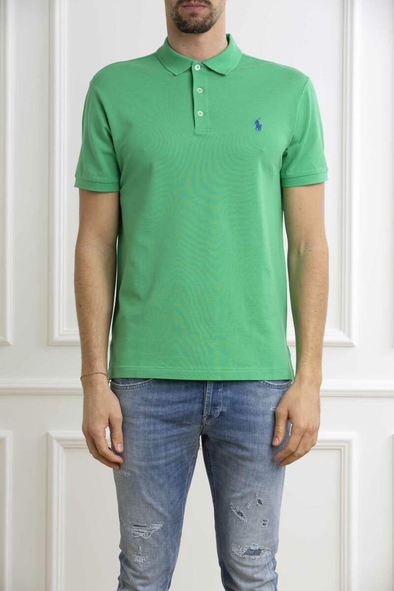 RALPH LAUREN-POLO SHORT SLEEVE-KNIT-RL541705P4 KELLY