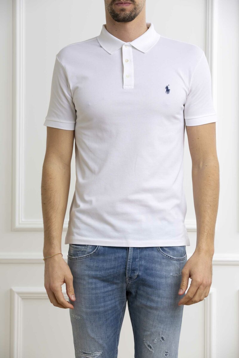 RALPH LAUREN-POLO SHORT SLEEVE-KNIT-RL541705P4 WHITE XL