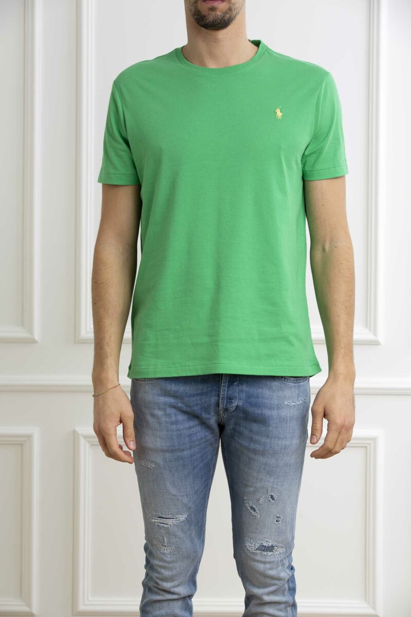 RALPH LAUREN-SHORT SLEEVE T-SHIRT-RL671438P4 KELLY