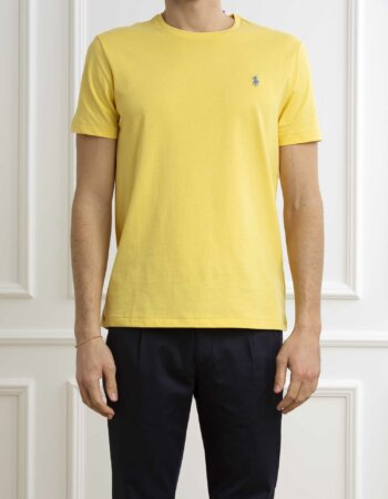 RALPH LAUREN-SHORT SLEEVE T-SHIRT-RL671438P4 YELLOW