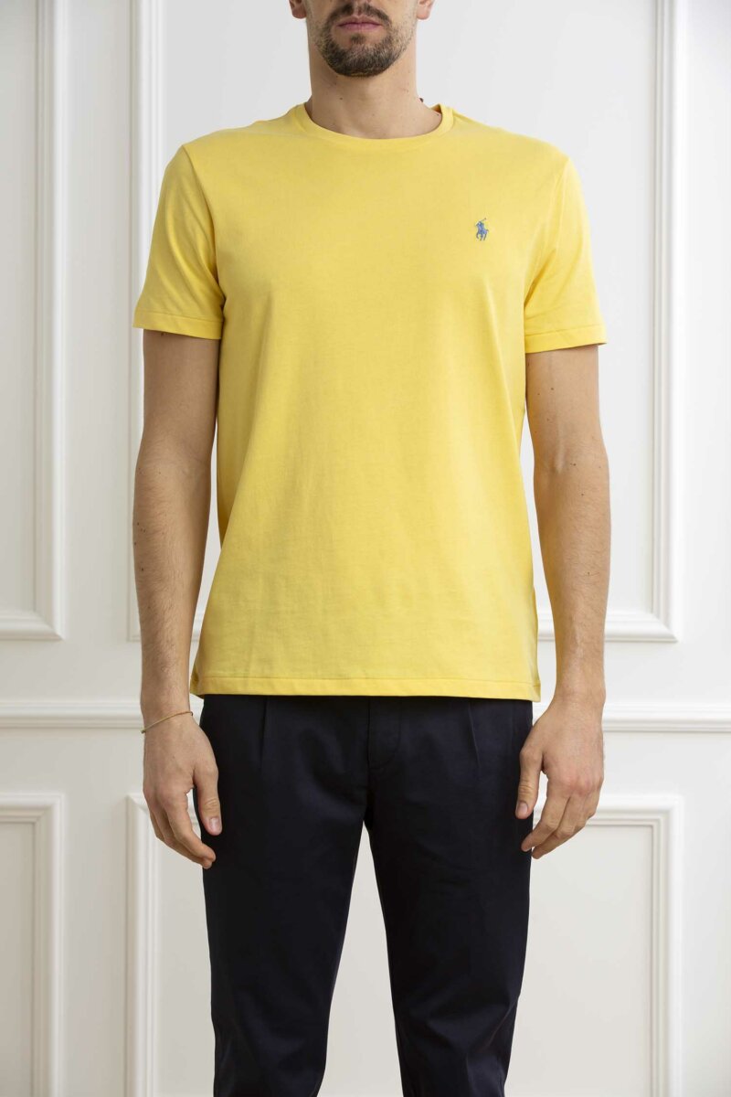 RALPH LAUREN-SHORT SLEEVE T-SHIRT-RL671438P4 YELLOW