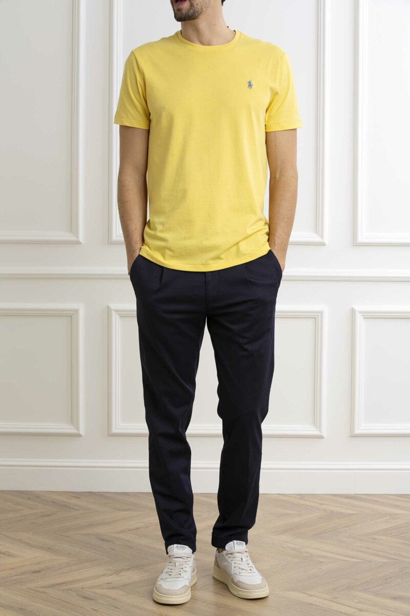 RALPH LAUREN-SHORT SLEEVE T-SHIRT-RL671438P4 YELLOW