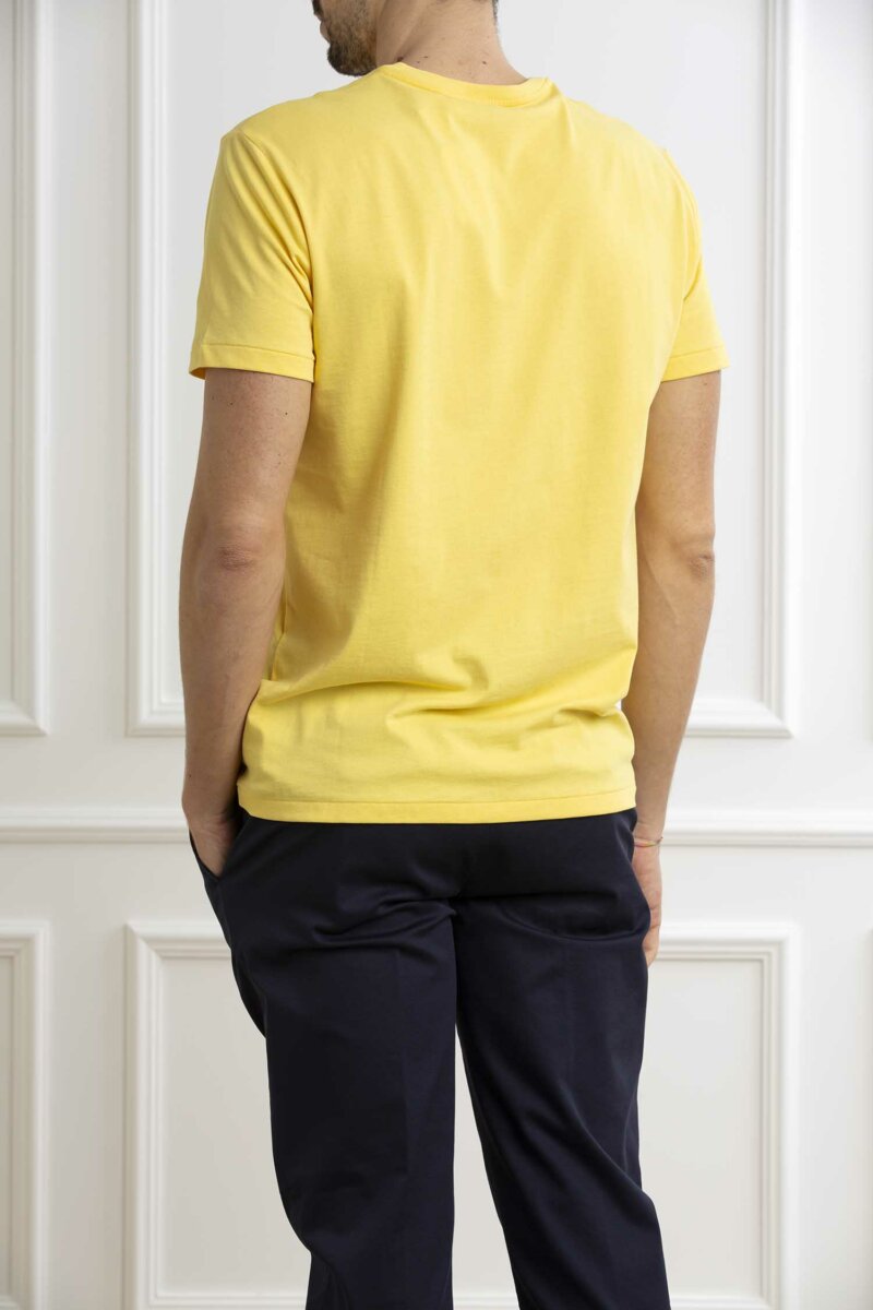 RALPH LAUREN-SHORT SLEEVE T-SHIRT-RL671438P4 YELLOW