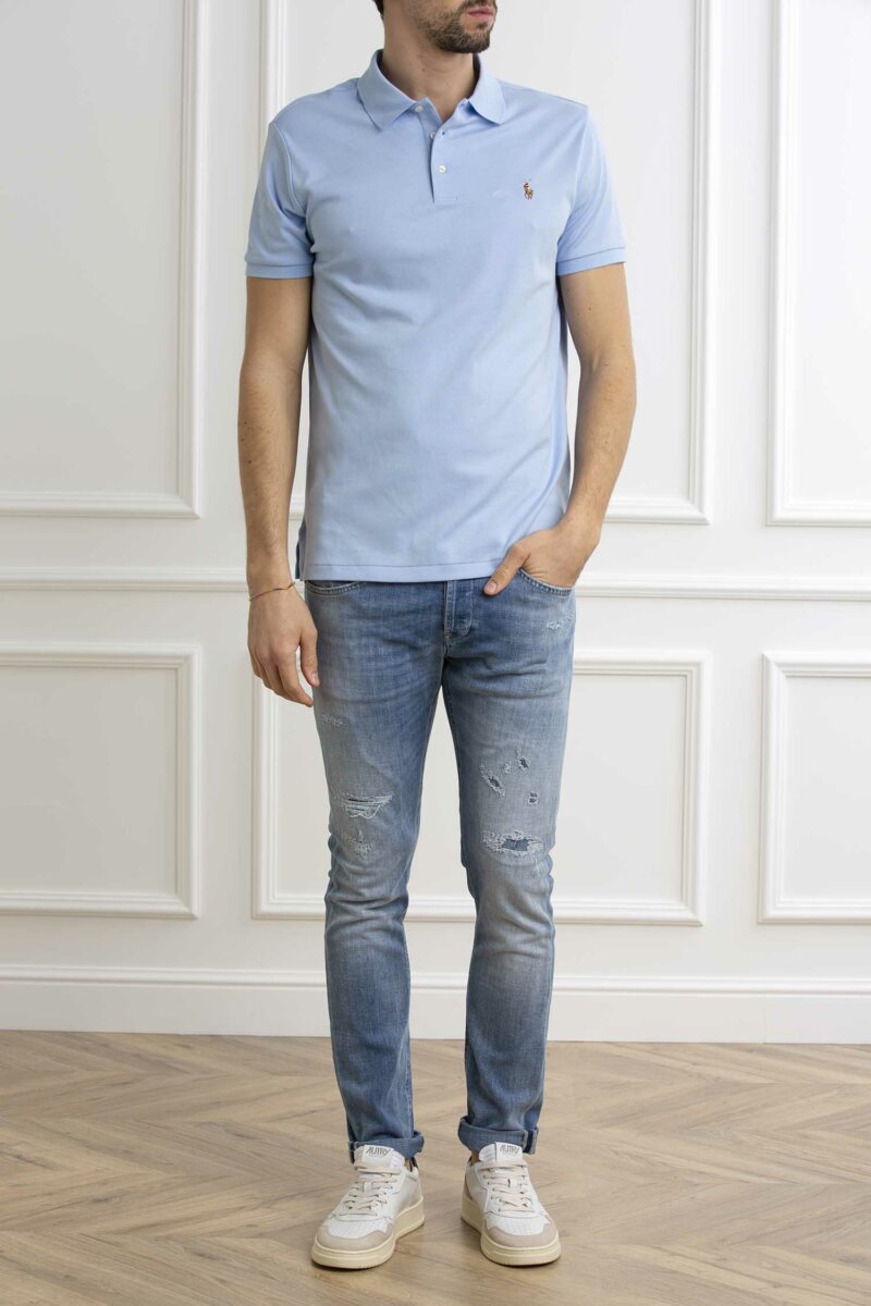 RALPH LAUREN-POLO INTERLOCK-RL713130P4 OFFICEBLUE