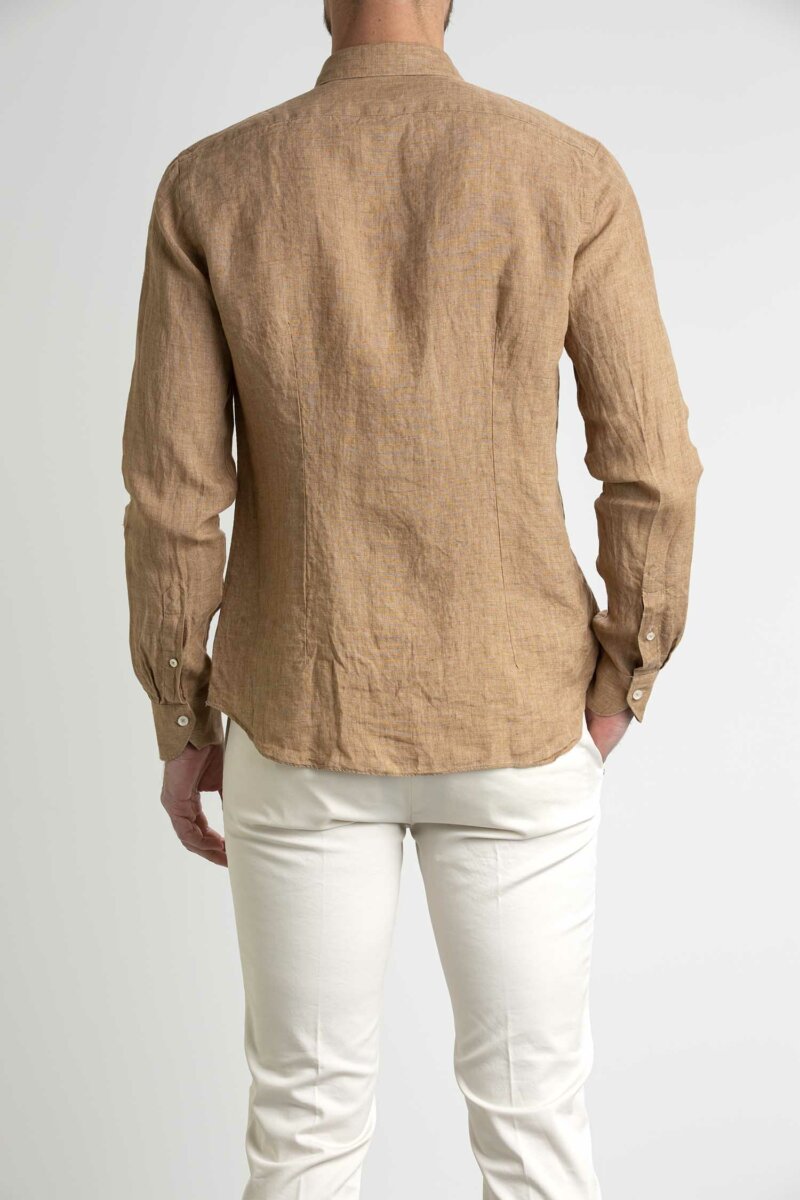 XACUS-CAMICIA LINO TAYLOR FIT-XA41128759 MAC