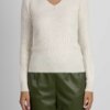 AROVESCIO-MAGLIA SCOLLO V ALPACA F.7-AROW6401 NATURALE