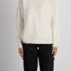 AROVESCIO-MAGLIA OVERSIZE BOTTONATO-AROW6501 GHIACCIO