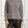 AROVESCIO-MAGLIA COLLO CRATERE TINTO FREDDO-AROW812115 MUD