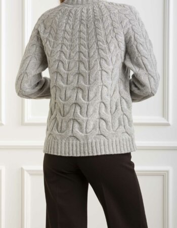 AROVESCIO-MAGLIA TRECCIA-AROW8141 PEARL