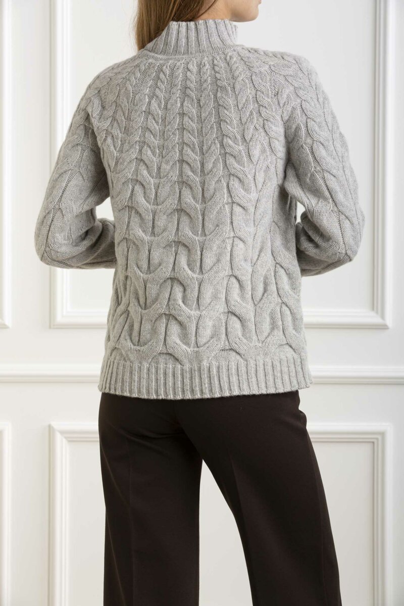 AROVESCIO-MAGLIA TRECCIA-AROW8141 PEARL