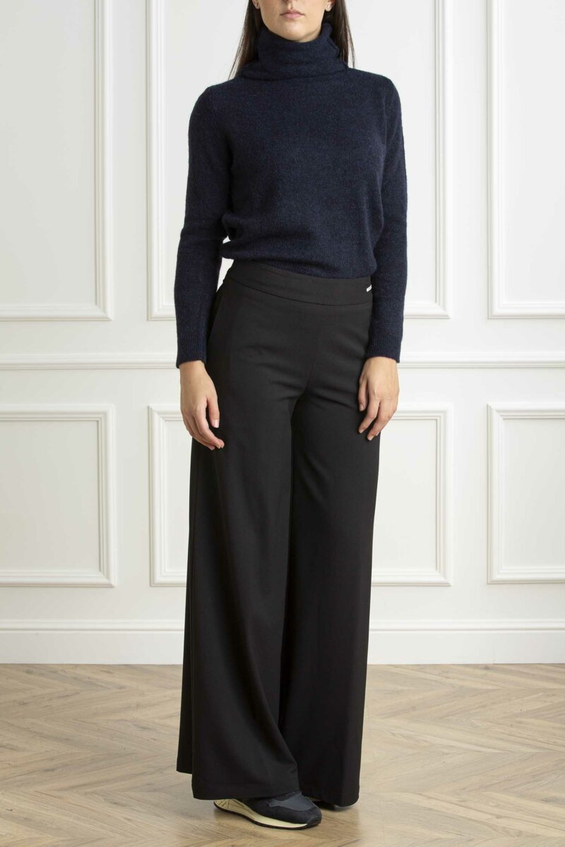 ALESSIA SANTI-PANTALONI-AS421SD25010 NERO