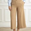 ALESSIA SANTI-COMPLETO:PANTALONI+CINTURA-AS421SD25036 CAMMELLO