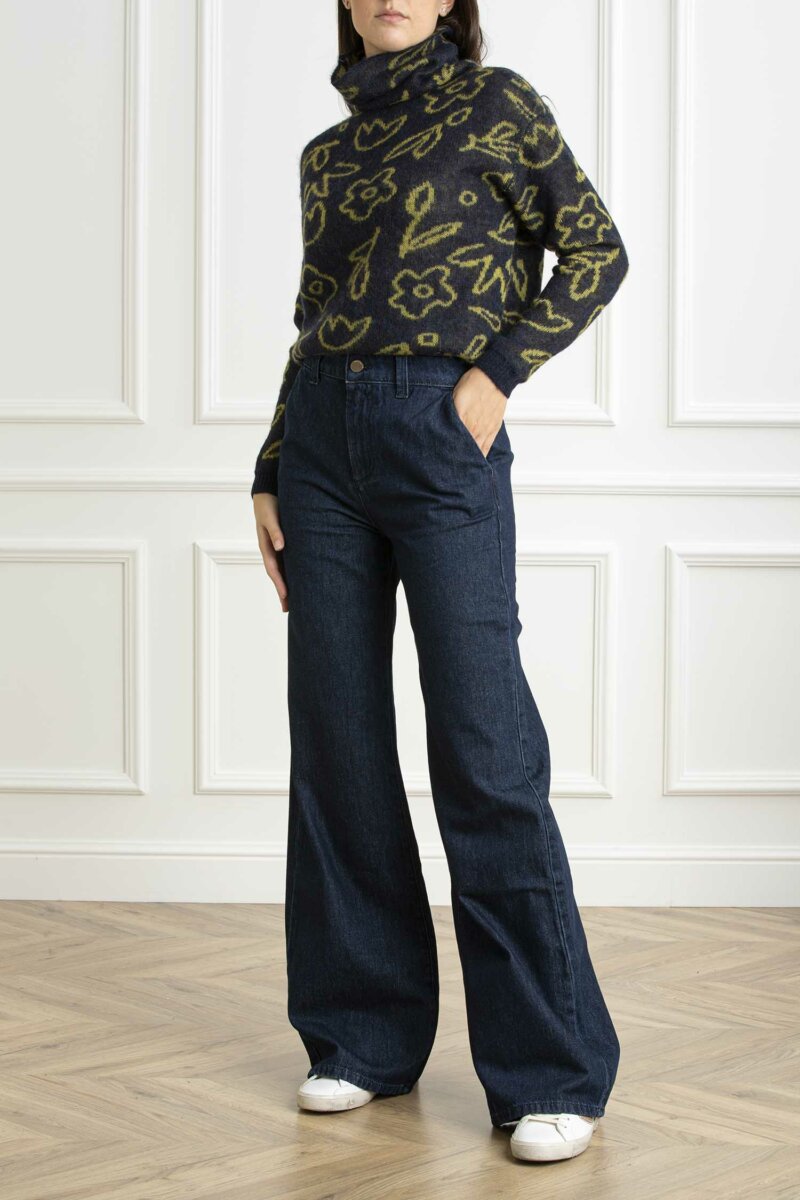 ALESSIA SANTI-PANTALONI IN DENIM-AS421SD26012 DENIM