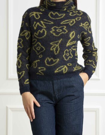 ALESSIA SANTI-MAGLIA DOLCEVITA-AS421SD53048 FANTASIA