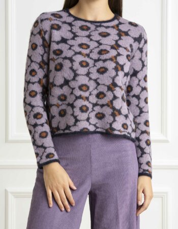 ALESSIA SANTI-MAGLIA-AS421SD53058 VIOLA