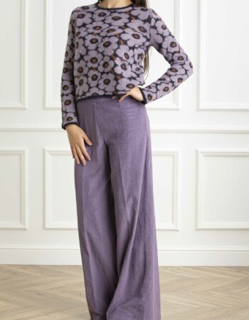 ALESSIA SANTI-MAGLIA-AS421SD53058 VIOLA