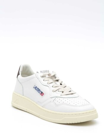 AUTRY-SCARPA L/LEAT WHT/BROWN MEDALIST-AUAULMLL53A24 WHITE