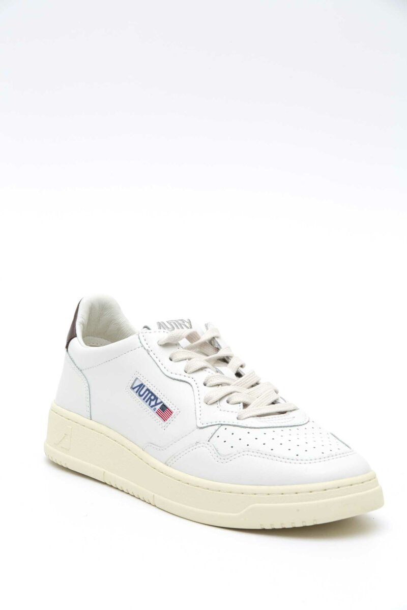 AUTRY-SCARPA L/LEAT WHT/BROWN MEDALIST-AUAULMLL53A24 WHITE