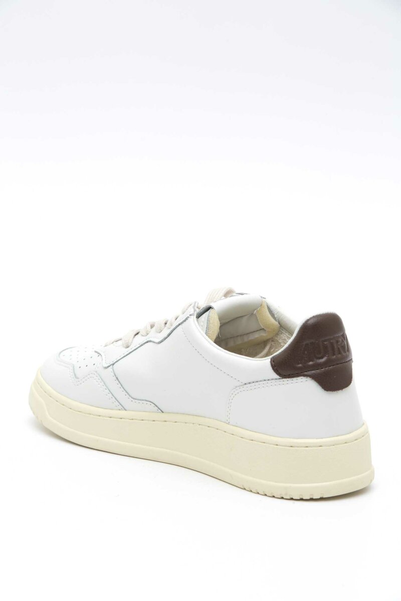AUTRY-SCARPA L/LEAT WHT/BROWN MEDALIST-AUAULMLL53A24 WHITE