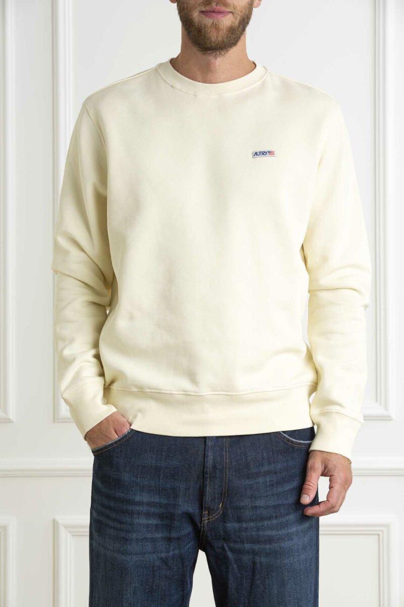 AUTRY-FELPA UOMO JERSEY WHT VTG-AUSWPM01JS WHITE
