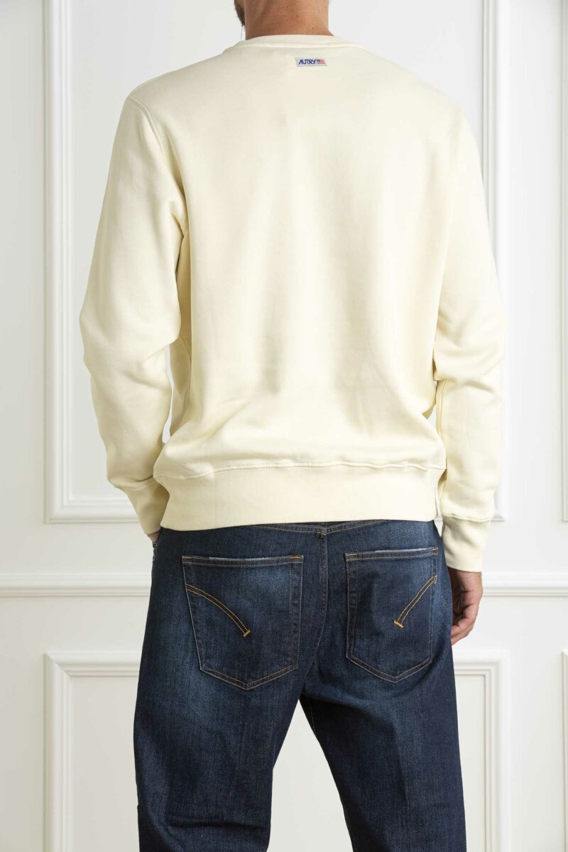AUTRY-FELPA UOMO JERSEY WHT VTG-AUSWPM01JS WHITE